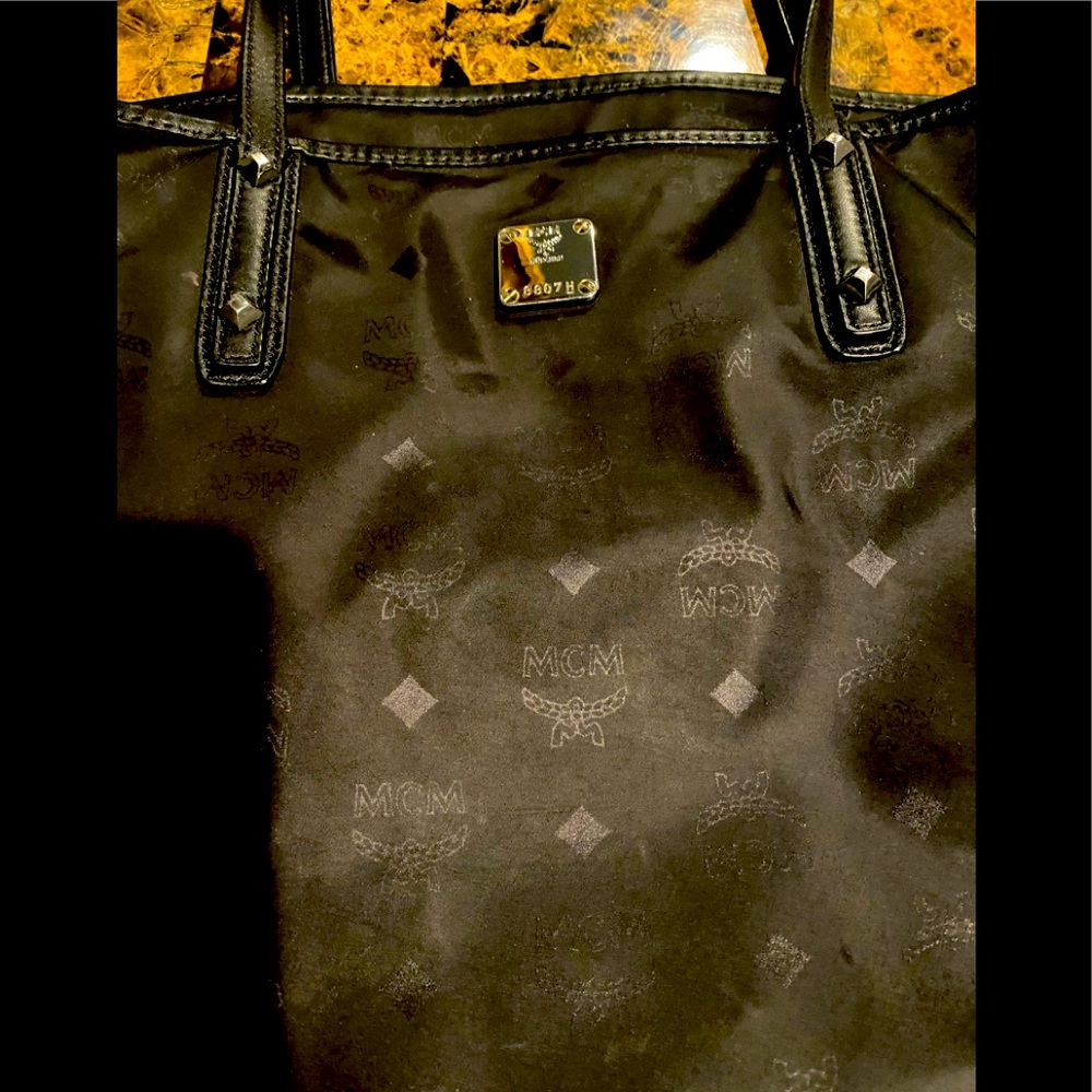MCM Nylon Tote Bag